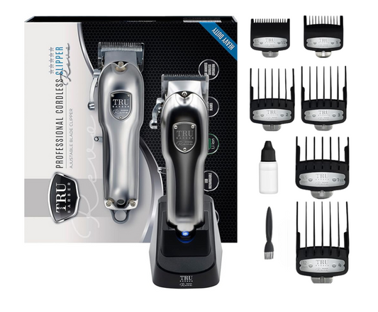 Máquina de Cortar Pelo Profesional Inalámbrica con Base de Carga Rápida, Motor de Alto Rendimiento y Diseño Ergonómico para Corte Preciso y Confortable