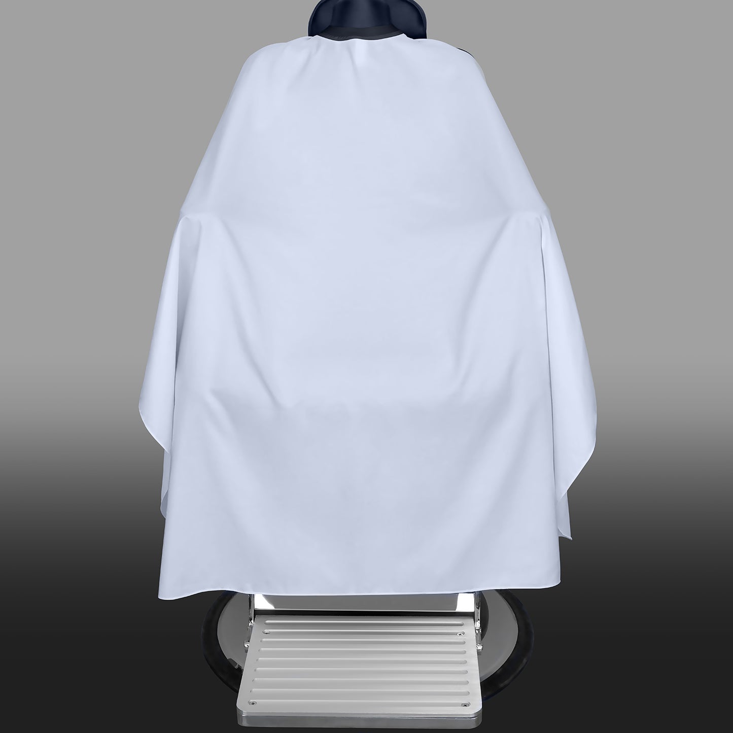 Capa de peluquería con cuello de silicona, 100% poliéster