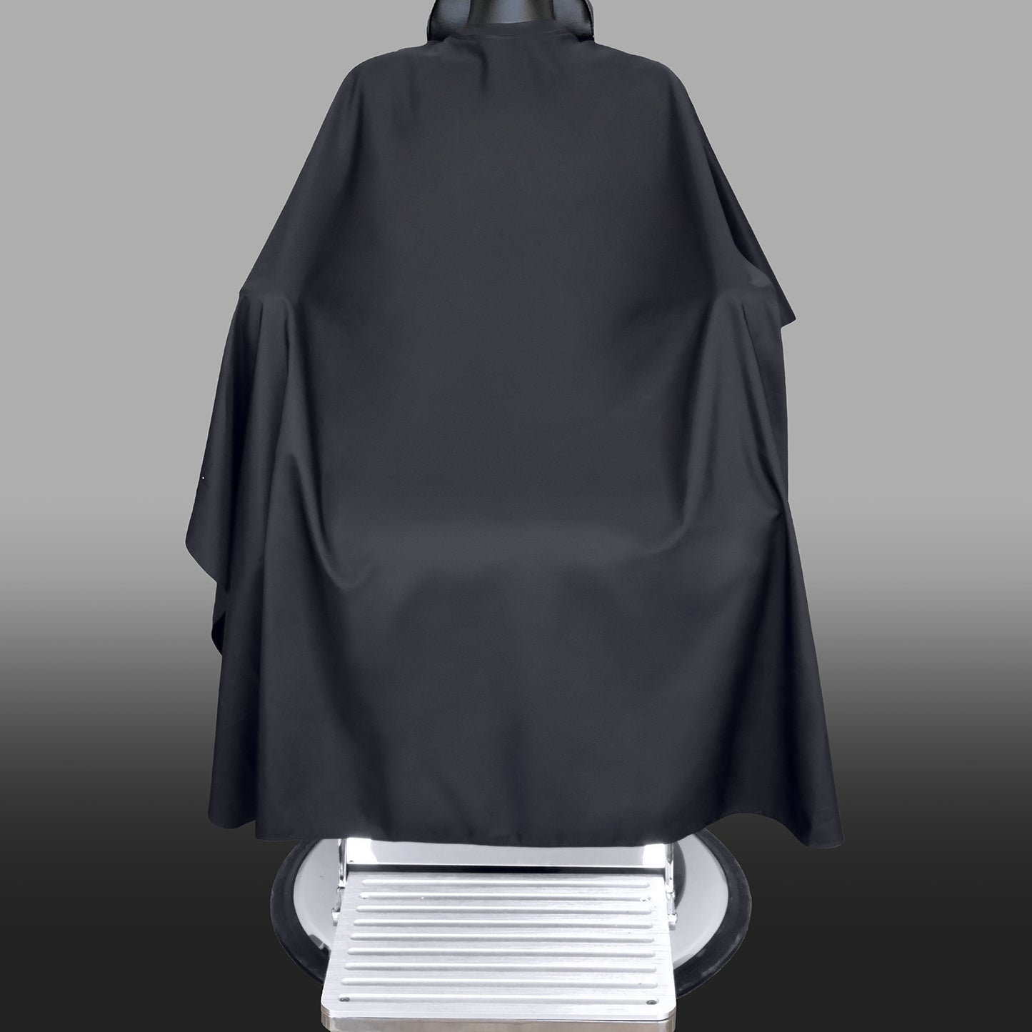 Capa de peluquería con cuello de silicona, 100% poliéster