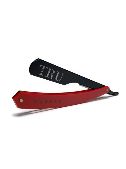 TRUBARBER RAZOR- BLACK/RED
