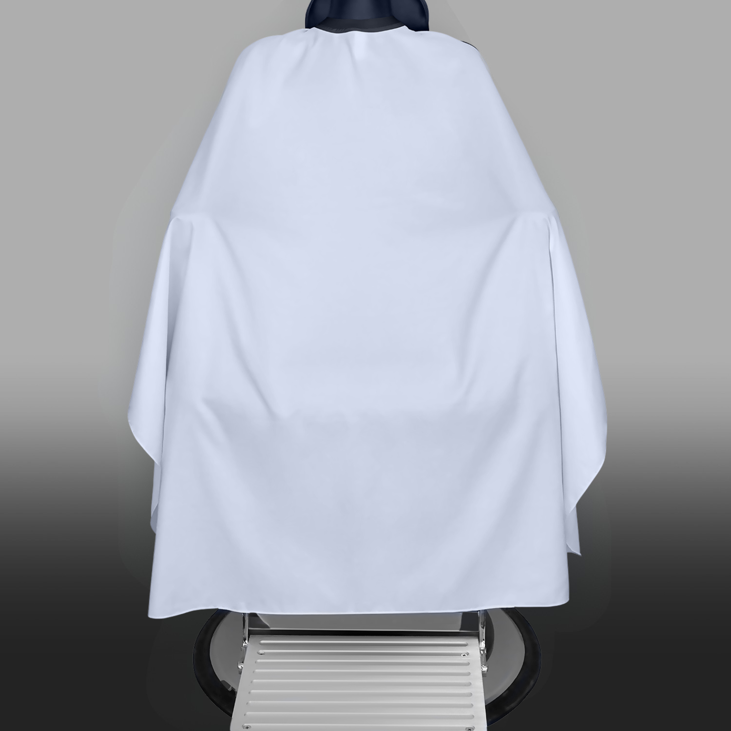 Capa de Peluquería  con Cuello de Silicona, 100% Poliéster