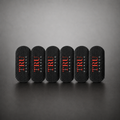 Hair Grippers  Red /  Black