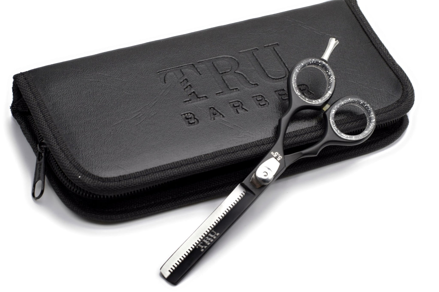 Tijera Barbero profesional de pulir para barbería y peluquería 5.5 pulgadas