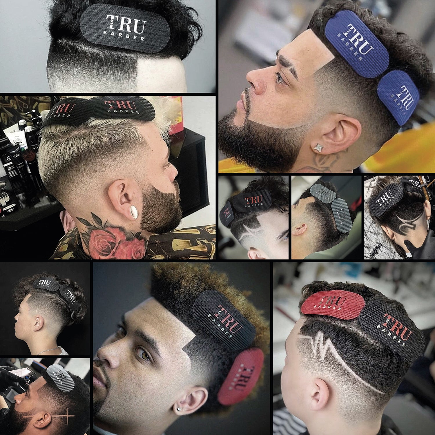 Hair gripper Pack 6 pinzas